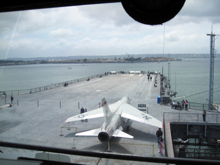 Overlooking catapault operations